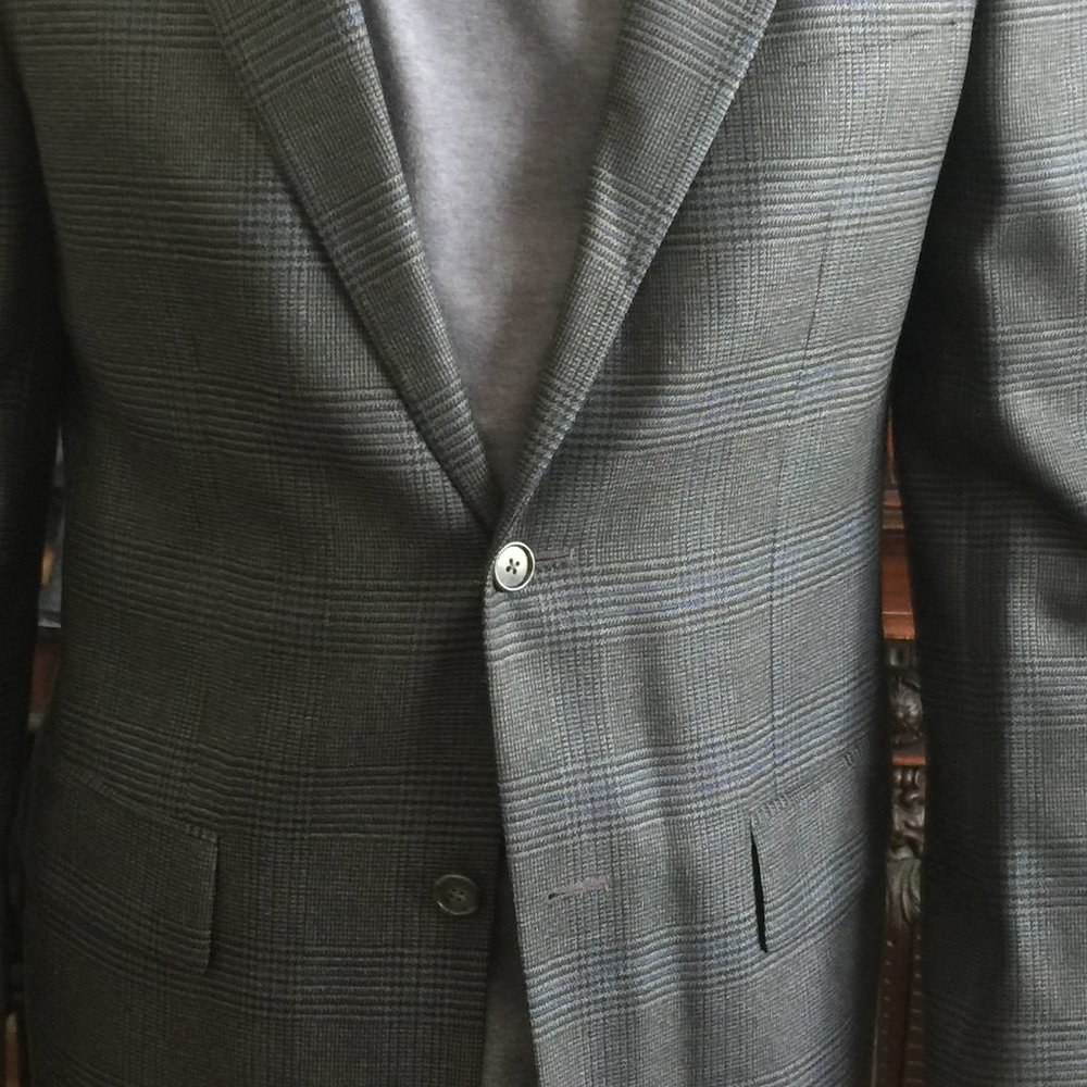 Charcoal Plaid  Sports Jacket